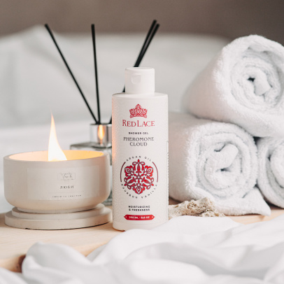 Гель для душа с феромонами Red Lace Pheromone Cloud Бурбонская Ваниль & Аргановое Масло 250 мл