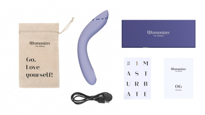 Стимулятор G-точки Womanizer OG c технологией Pleasure Air и вибрацией, сиреневый (арт. WZ171SG6)