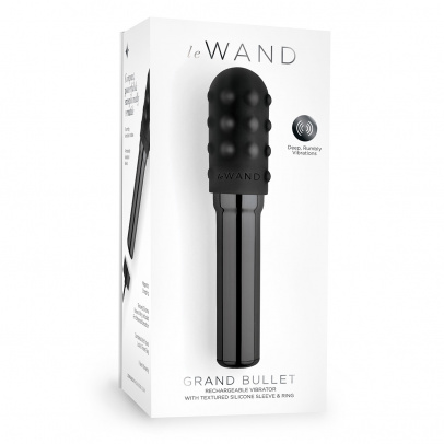 Люксовый вибратор Le Wand Grand Bullet темный графит