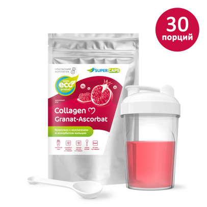 Натуральный коллаген GYMforce Granat-Ascorbat, 150 г