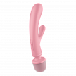 Вибратор-ванд 2 в 1 Satisfyer Triple Lover, розовый, 23,7 см (арт. 4018218)