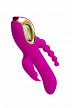 Тройной вибратор A-Toys by TOYFA TRINNY, силикон, фиолетовый, 21,5 см