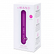 Силиконовый мини-вибратор класса люкс Le Wand Baton вишневый