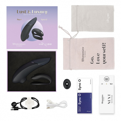 Набор Lust & Luxury: Womanizer Next and We-Vibe Sync O, черный (арт. WZXY1SG9)