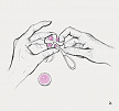 Gvibe Geisha Balls 2 - Шарики для тренировки интимных мышц, 3 см (розовый)