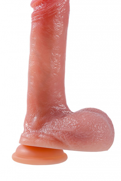 Вибратор-пульсатор реалистичный, Mr.Baton, RealMotion, силикон, 23см, Ø4 (арт. 691010)