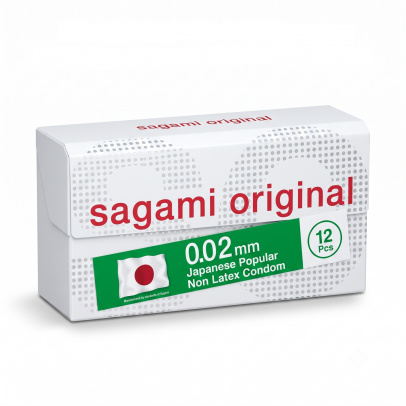 Презервативы Sagami Original 002, полиуретан, 12 шт.