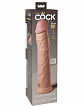 Фаллоимитатор KC Elite 11"" Dual Density Silicone Dong - Light Pipedream 577521PD