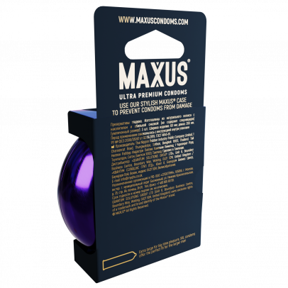 Презервативы MAXUS XXL №3, с увеличенным размером, 3 шт
