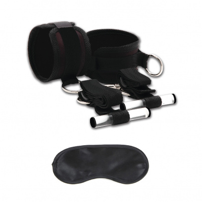 Черные фиксаторы с креплением к двери Closet cuffs