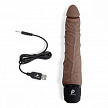 Универсальный вибромассажер цвет шоколад 7" Realistic Vibrator