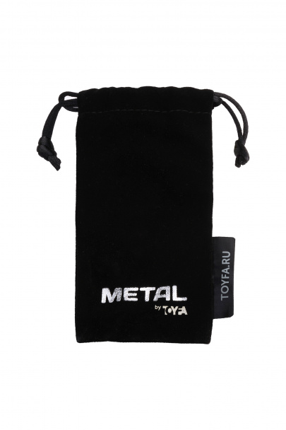 Пояс верности мужской TOYFA Metal с открытой головкой, серебряный, 13 см