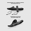 Фаллоимитатор Strap-on-me MULTI ORGASM REALISTIC DILDO с стимуляцией клитора и вибрацией L, черный