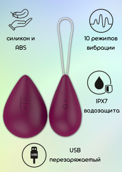 Виброяйцо с пультом управления Take it Easy Best Wine Red (арт. 9021-01lola)