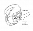 Комплект uni strap 6" harness best of all: трусики с двумя насадками для страпона l 165 мм, d 38 мм,