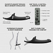 Фаллоимитатор Strap-on-me MULTI ORGASM DILDO c стимуляцией клитора и вибрацией M, черный