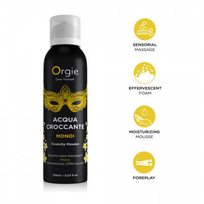 Хрустящая пенка для массажа Orgie Acqua Croccante Monoi 150 мл
