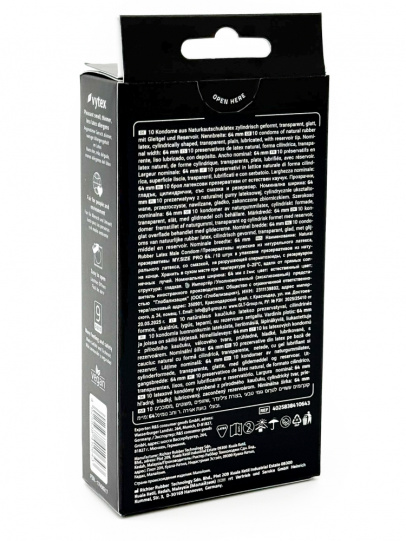 Презервативы My Size Pro 64, 10 шт