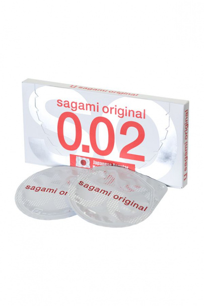 Презервативы Sagami Original 002, полиуретан, 2 шт.