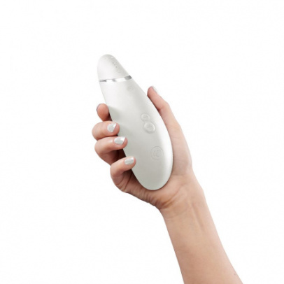 Бесконтактный клиторальный стимулятор Womanizer Premium 2, серый, 15,5 см (арт. WZ212SG8)