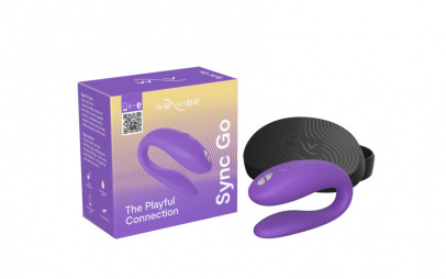 Вибромассажер для пар We-Vibe Sync Go (фиолетовый)