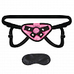 Розовые плюшевые трусики для страпона Strap on harness