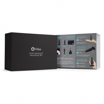 Набор для анального секса - подготовка и обучение B-Vibe Anal Education Set Black