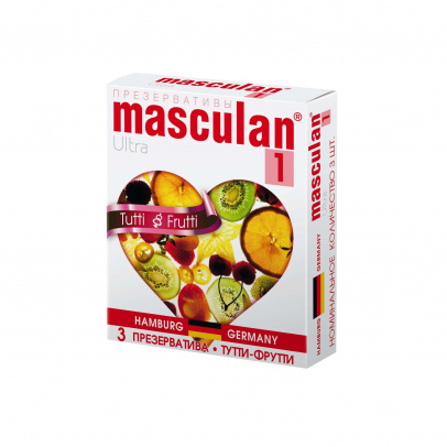 Презервативы фруктовые Masculan Tutti-Frutti, 3 шт.