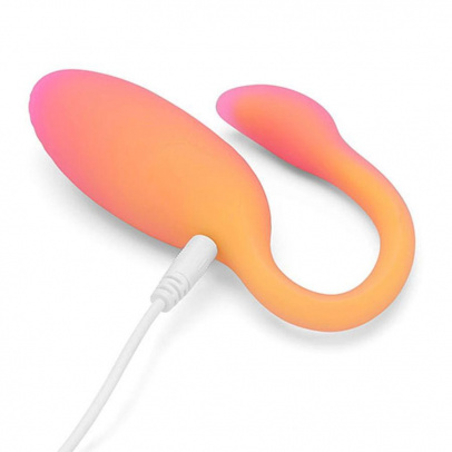 Вибратор Magic Motion Flamingo Max, оранжевый - 2 в 1 вибратор + тренажер Кегеля (арт. 861153)