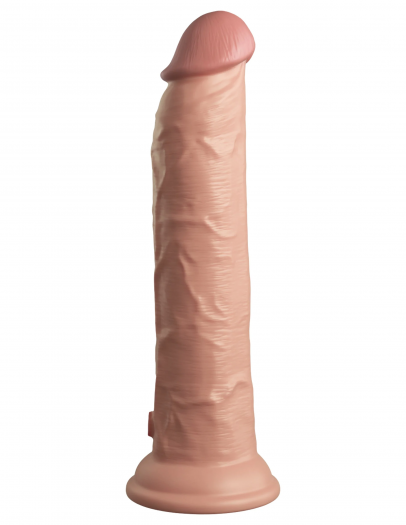 Вибратор KC Elite 9"" Vibrating Silicone Dong - Light Pipedream 577921PD