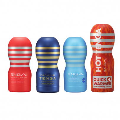 Набор Tenga Cup Vibrator 1st Set: вибратор + Original Vacuum Cup + Premium Original Vacuum Cup