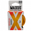Презервативы MAXUS Чувственный (Sensual), анатомические, 3 шт