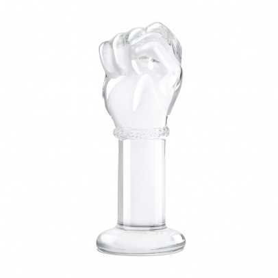 Анальный фистинг-плаг из стекла 5 in Glass Fist Butt Plug
