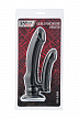 Анально-вагинальный вибратор Black & Red by Toyfa, силикон, черный, 18 см, Ø 3,5 см (арт. 901402-5)
