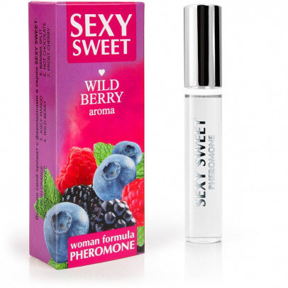 Парфюмированное средство для тела sexy sweet wild berry с феромонами 10 мл арт. lb-16121