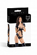 Комплект Glossy Gia из материала Wetlook, XL