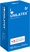 Unilatex Natural Plain презервативы гладкие, 19 см, Ø 5,4 см, 12 шт+ 3 шт (арт. 3013)