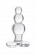 Анальная втулка Sexus Glass, стекло, прозрачная, 10,5 см, Ø 3,5 см (арт. 912178)