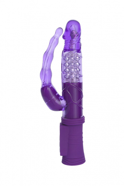 Анально-вагинальный вибратор A-Toys by TOYFA High-Tech fantasy, TPR, фиолетовый, 22 см
