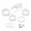 Клетка для пениса белая Silicone Small 2 in Cock Cage With Ball Divider
