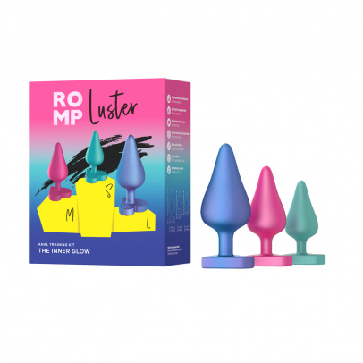 Набор анальных пробок Romp Luster, 3 шт, Ø 2,9 – 4,1 см (арт. RP281SGZ) 