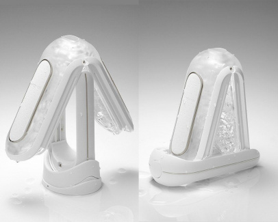 TENGA Мастурбатор Flip Zero с вибрацией белый