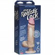 Вибромассажер реалистик 6 с мошонкой на присоске The Realistic® Cock UR3® Vibrating 6” - White