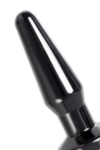 Анальная втулка Toyfa POPO Pleasure Gemini β, TPE, черная, 12,4 см, Ø3,6 см (арт. 731412)