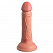 Фаллоимитатор King Cock Elite Dual Density реалистик, телесный, 15 см