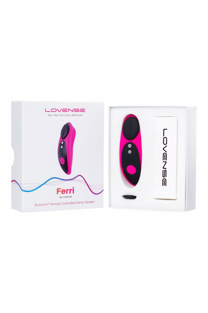 Вибростимулятор клитора в трусики LOVENSE Ferri, розовый, 7,4 см (арт. LE-09)