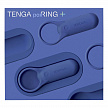 Эрекционное кольцо Tenga paiRING+ с усиленной вибрацией, индиго