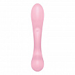 Гибкий вибратор-кролик 2 в 1 Satisfyer Triple Oh, розовый, 24 см (арт. 4018249)