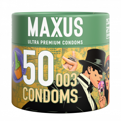 Презервативы MAXUS SO MUCH SEX 003 50, экстремально тонкие, 50 шт