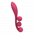 Тройной вибромассажёр Satisfyer Tri Ball 1, красный